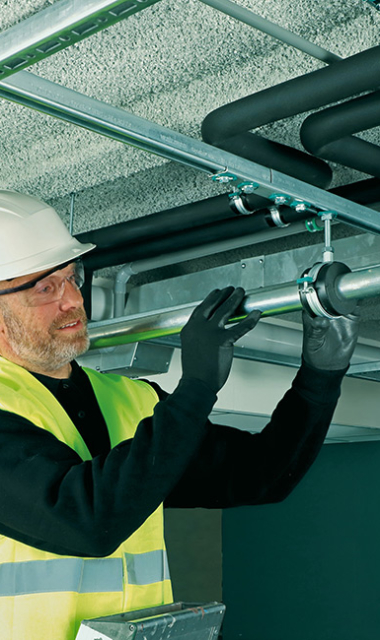 Save energy, time and effort with Walraven insulating pipe support