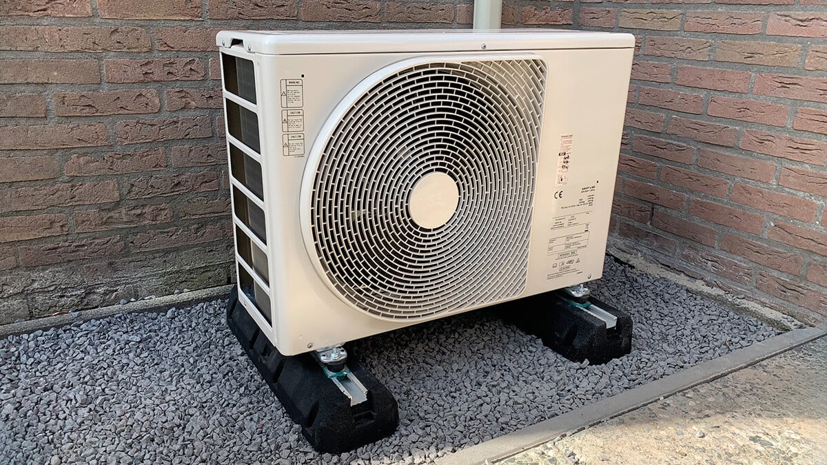 heat pump supports