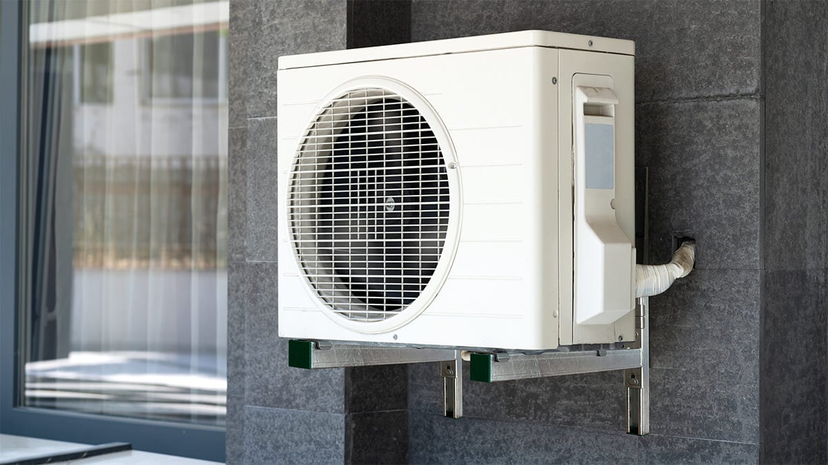 heat pump supports