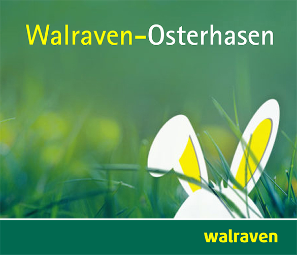 Der Osterhase versteckte sich auf der Walraven-Webseite …  und erfreute die Gewinner