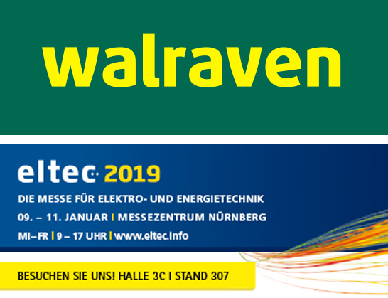 Walraven auf der Messe für Elektro- und Energietechnik eltec 2019