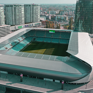 Sichere Basis für modernes Fußballstadion in Bratislava