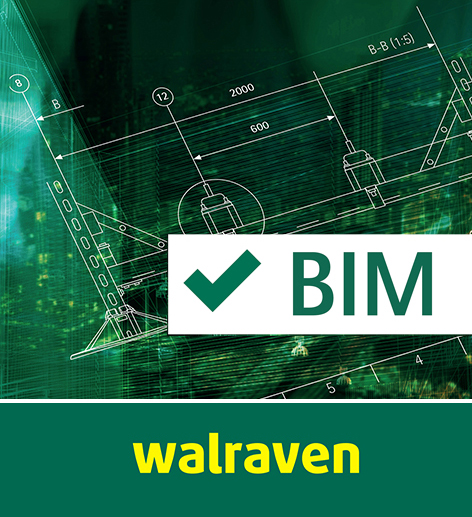 BIM-Modelle auf der Walraven-Webseite