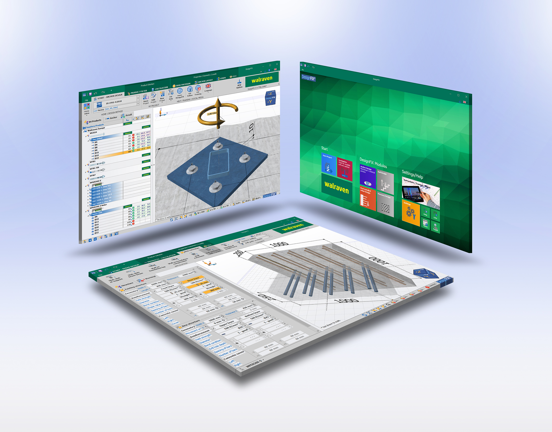 Neue kostenfreie Anker-Bemessungssoftware DesignFiX