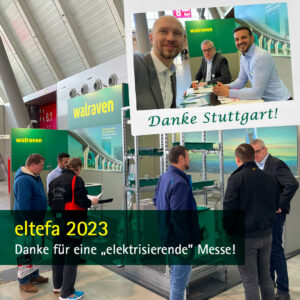 Walraven auf der Elektromesse eltefa in Stuttgart