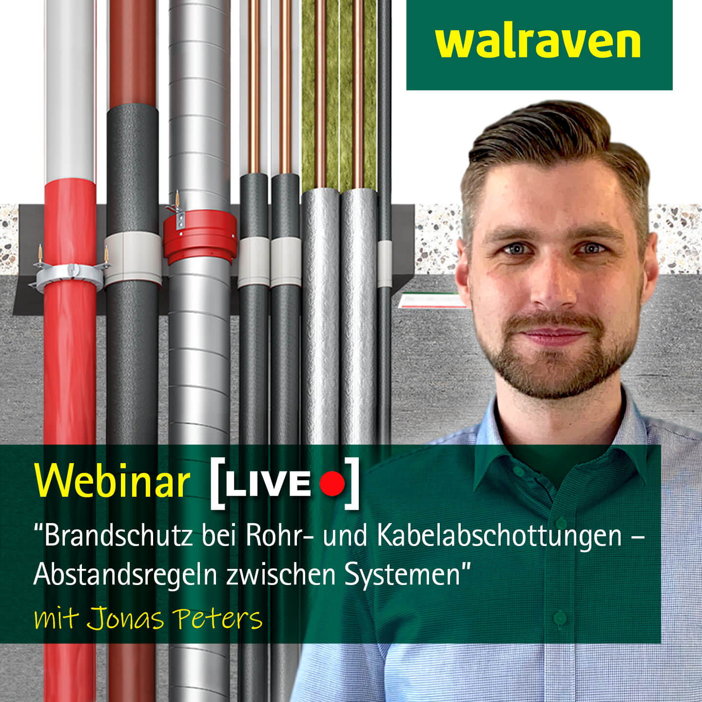 Live-Webinar „Brandschutz bei Rohr- und Kabelabschottungen“