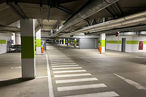 Löschwasserleitung Befestigung in Abhängigkeit vom Installationsraum