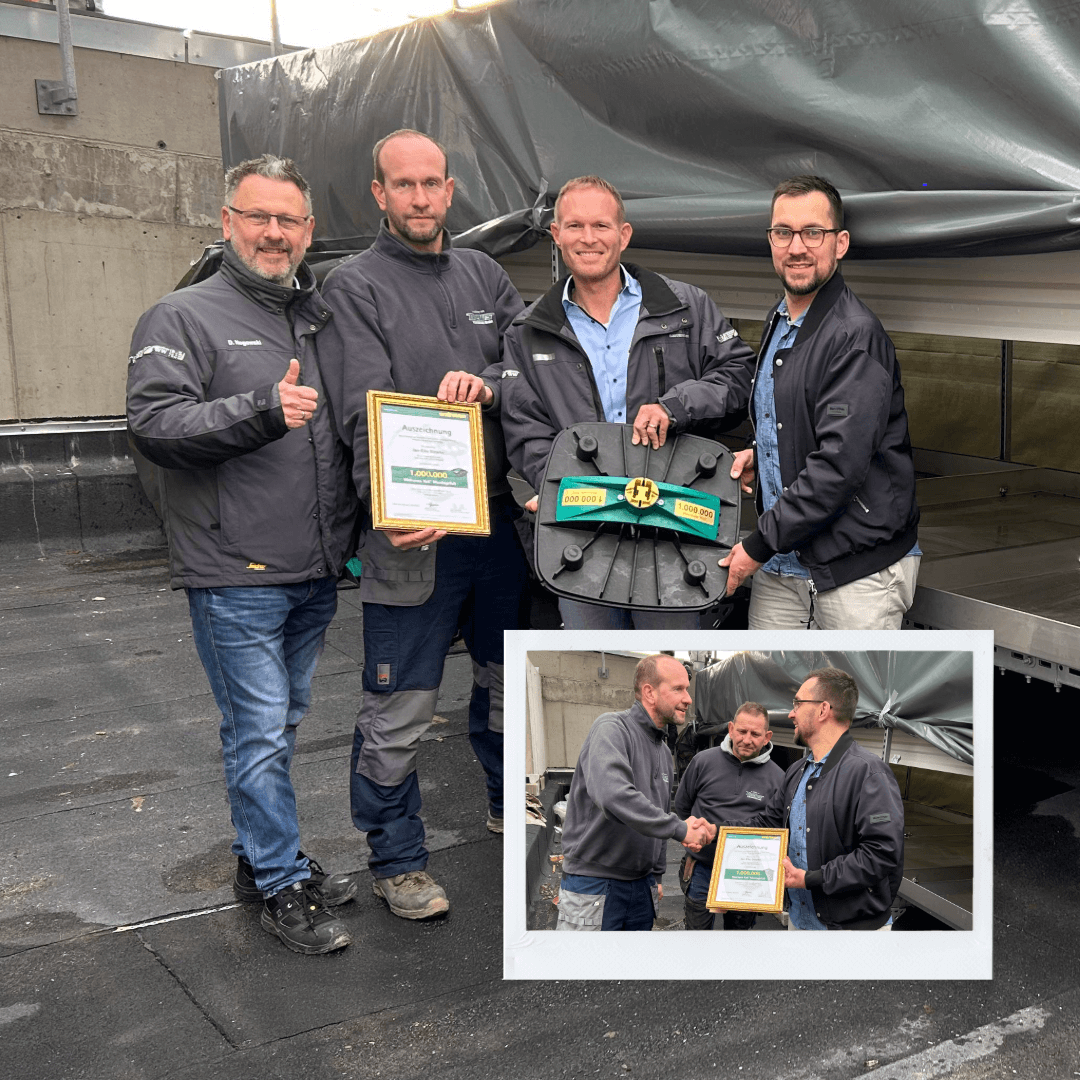 Ein besonderer Meilenstein: Der millionste Walraven Yeti® Montagefuß