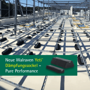 Neue Yeti® Performance-Dämpfungssockel: Die starke Basis für zukunftssichere Flachdachinstallationen