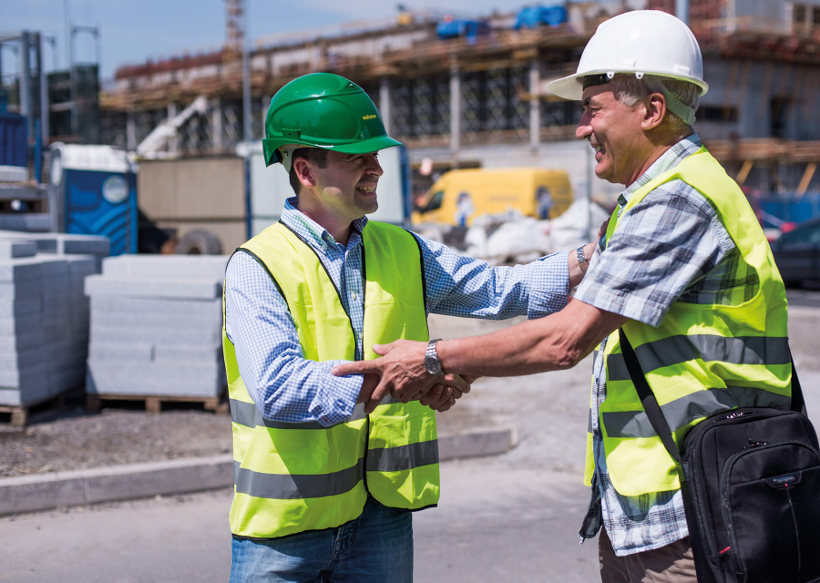 Walraven Projektberatung auf der Baustelle.