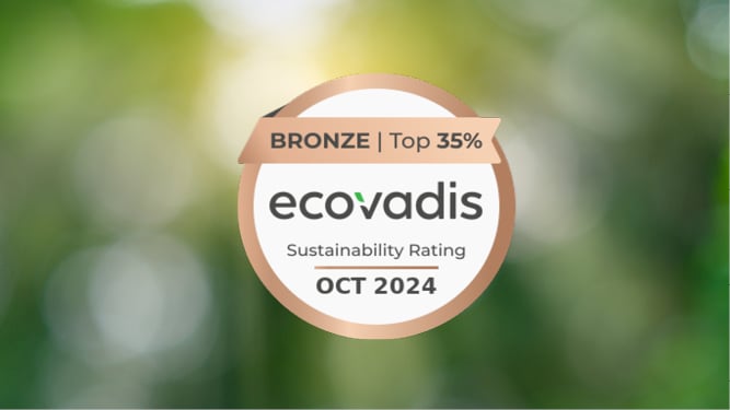 Walraven har modtaget en EcoVadis-bronzemedalje for vores indsats inden for bæredygtighed!