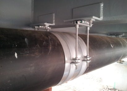 Heavy duty pipe supports – a versatile solution for complex bridge installation