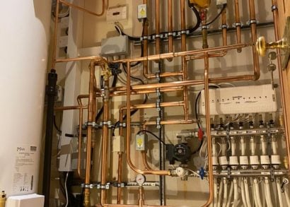 Using Walraven RapidRail® for domestic hot water cylinder installations
