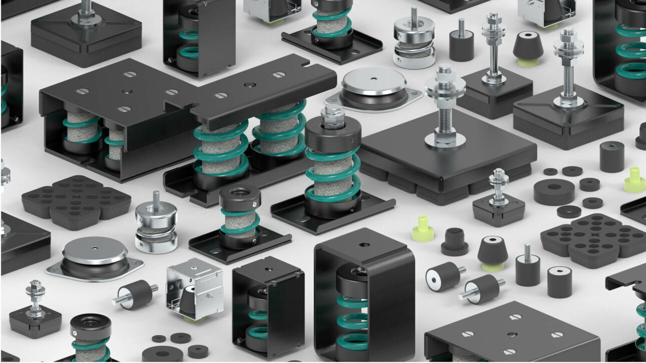 Anti vibration mounts for HVAC equipment