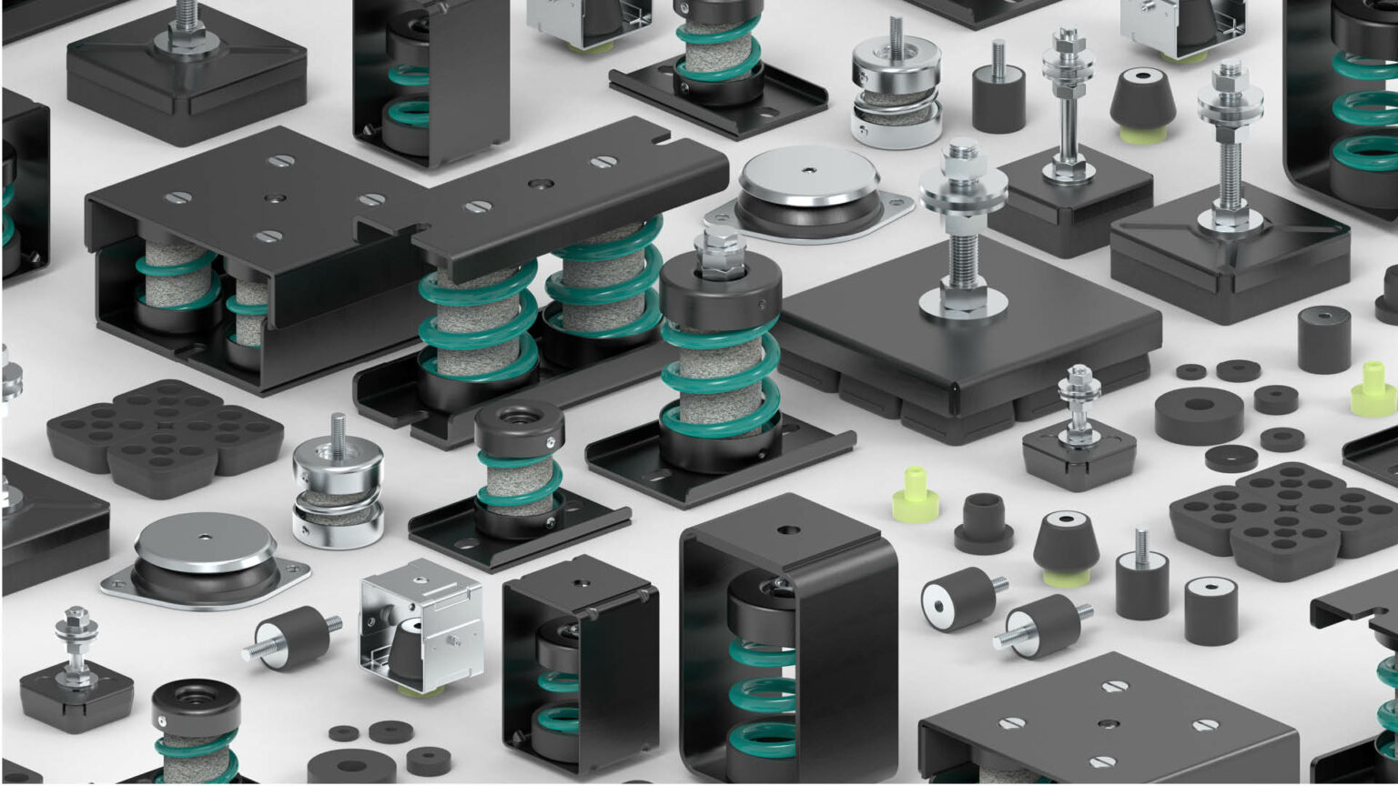 Anti vibration mounts for HVAC equipment