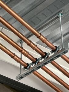 ceiling hanging pipe support