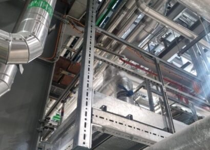 Design of a maintenance platform for a packed plant room