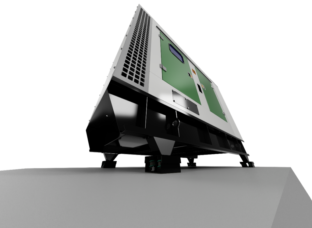 How to choose suitable vibration isolators for backup power generators and cogeneration plants