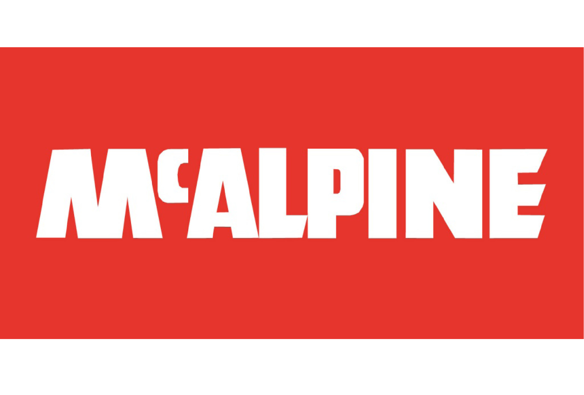 McAlpine assortimentsuitbreiding