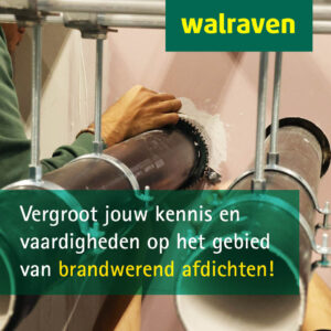 Walraven workshop brandwerend afdichten