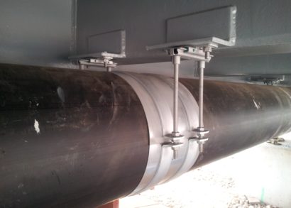 Heavy duty pipe supports – a versatile solution for complex bridge installation