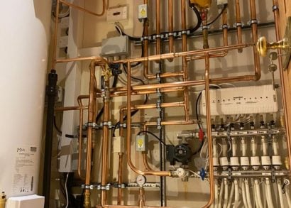 Using RapidRail® for domestic hot water cylinder installations