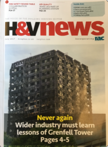 Snip of HV News cover July