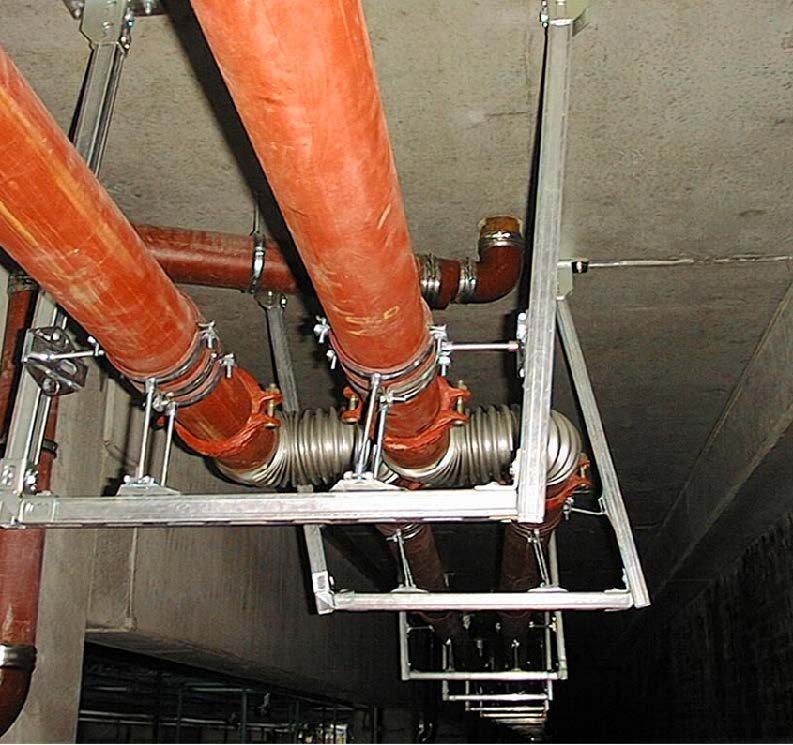 expansion of pipework