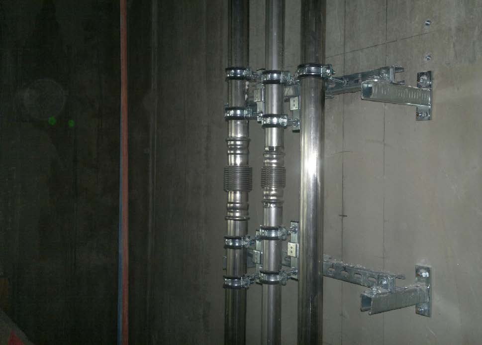 expansion of pipework