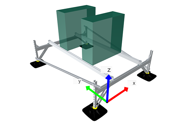 frame for 2 AC Units load up to 500kg