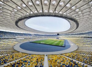 Revamping the façade of an Olympic stadium