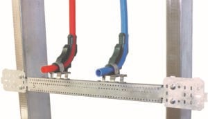 Rapid Sliding Wall Bracket with double PEX stub-outs