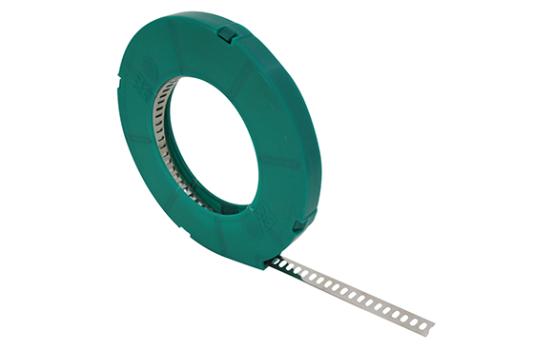 BIS IKS-2000® Lochband aus Edelstahl
