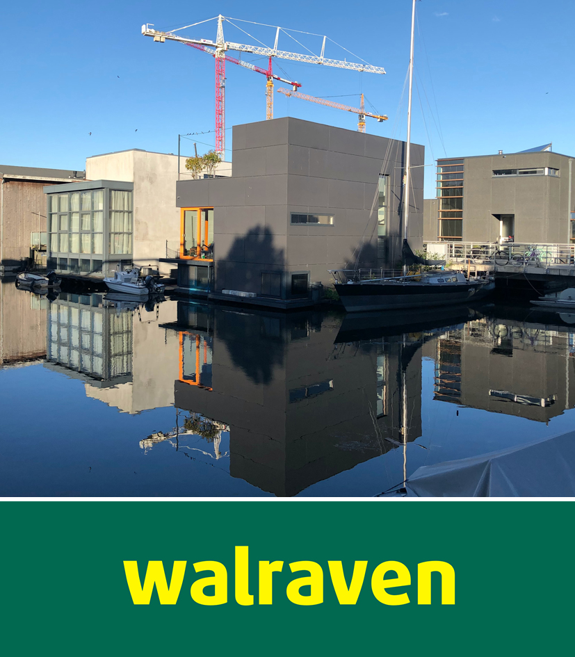 Walraven-Produkte sind im neuen Stadtteil Ijburg von Amsterdam verbaut