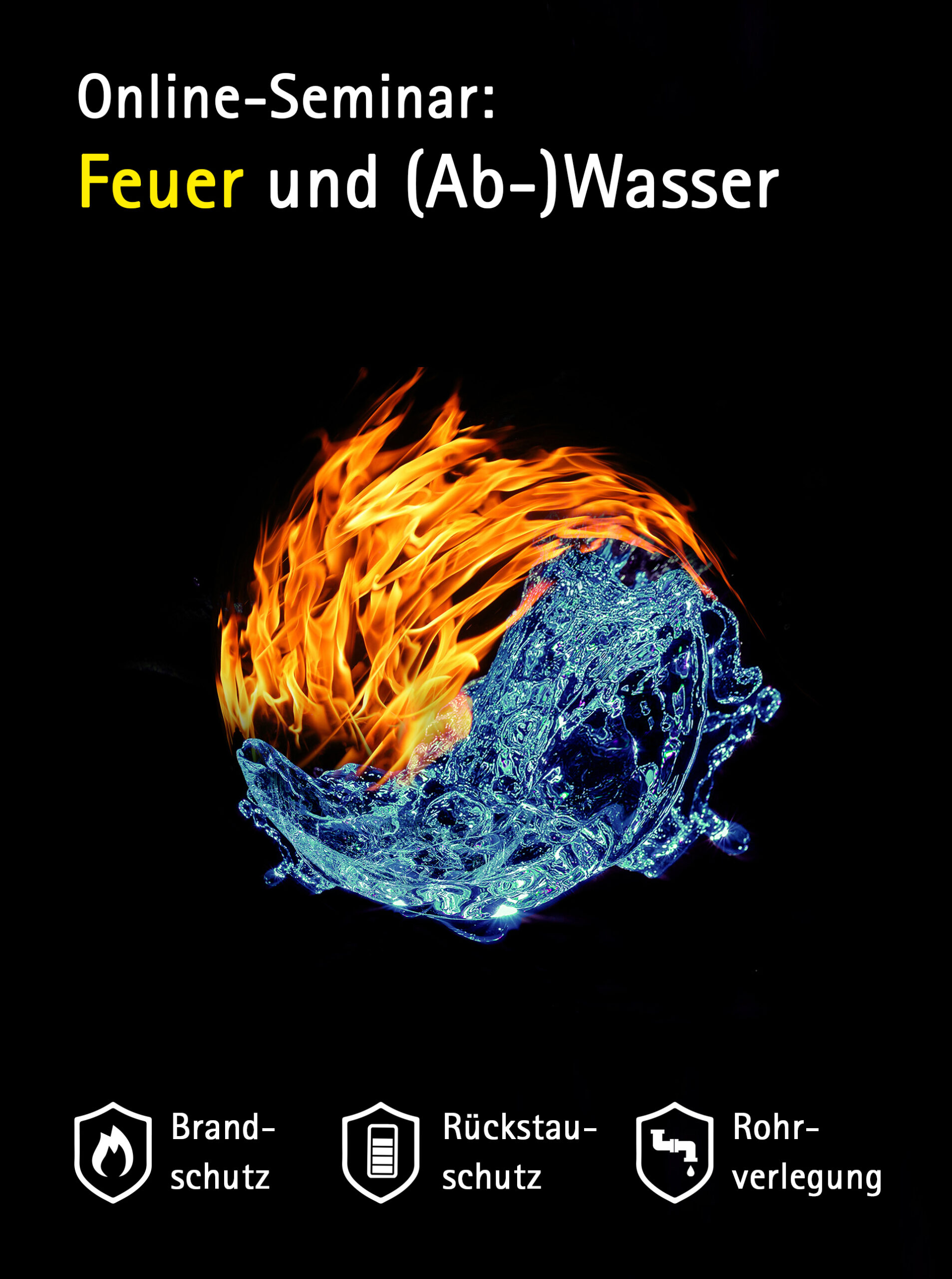 Feuer und (Ab)Wasser - Online-Seminar von Jung Pumpen, Walraven und Poloplast
