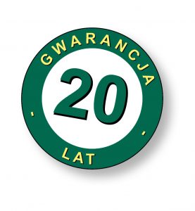 20 lat gwarancji